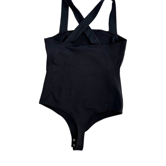 Dynamite Bodysuit Black Crisscross Straps Size Small - Picture 3 of 6